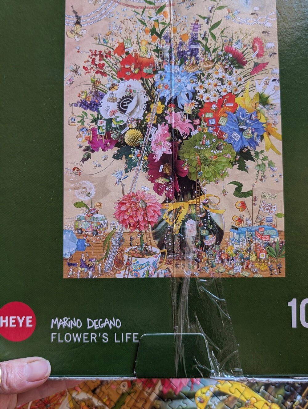Heye Puzzles Marino Degano "Flower's Life" 1000 Piece